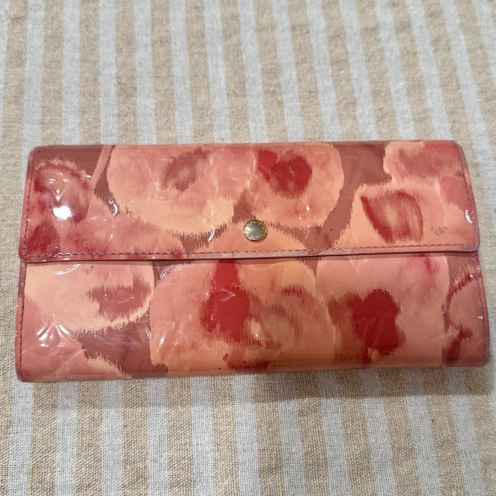 Louis Vuitton Vernis Ikat Flower Long Wallet